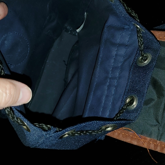 Womens used Backpack Purse Blue - Picture 3 of 3